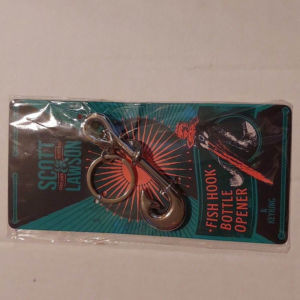 Scott & Lawson Fish Hook Bottle Opener